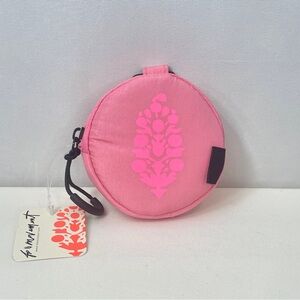 NWT Free People Movement Nylon Clip Pouch In Hibiscus/Rose Pink